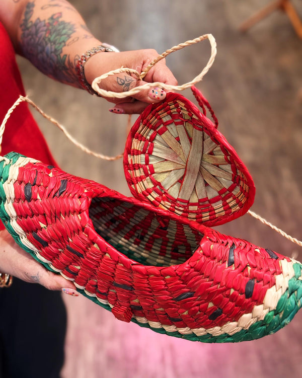 Hand Woven Sandia Crossbody