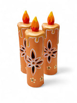 Hand Painted Barro Candle Sticks