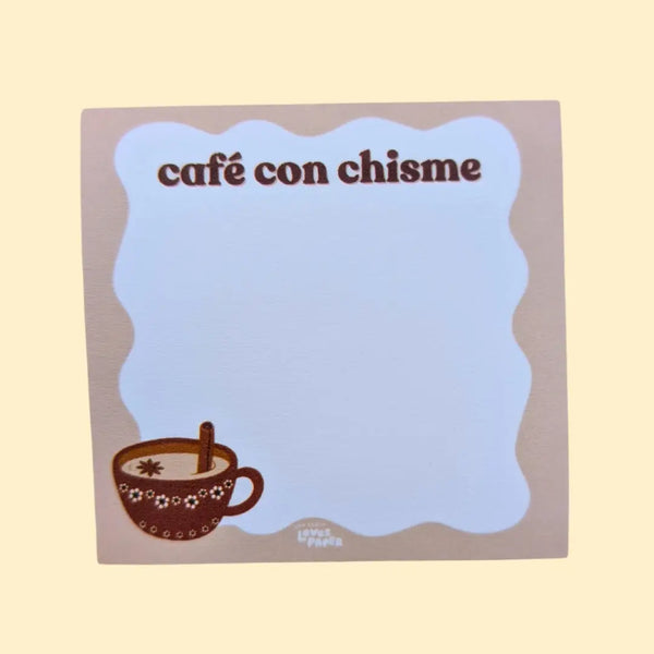 Cafe Con Chisme 3x3 Post-It Notes