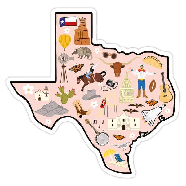 Texas Cositas Sticker