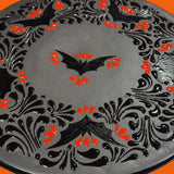 All Black Halloween Cake Platter