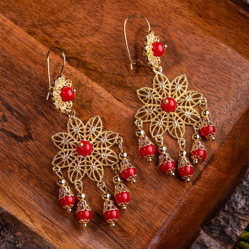 Filigree Beaded Earrings at Sew Bonita in Corpus Christi, TX.