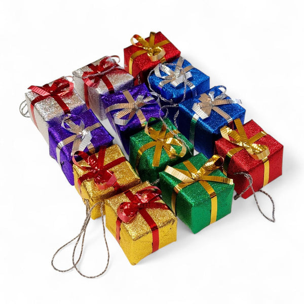 Square Gift Ornaments (Pack of 12)