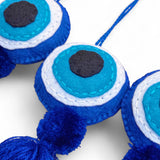 Blue Evil Eye Pom