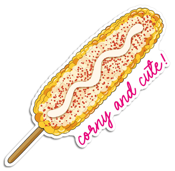 Elote Corny and Cute Sticker