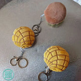 Pastel Yellow Concha Keychain