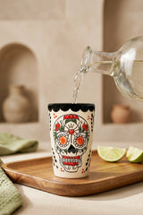 Sugar Skull Shot Glass