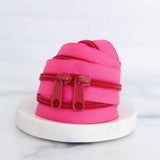 Pink & Red Zippers