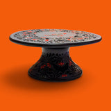 All Black Halloween Cake Platter