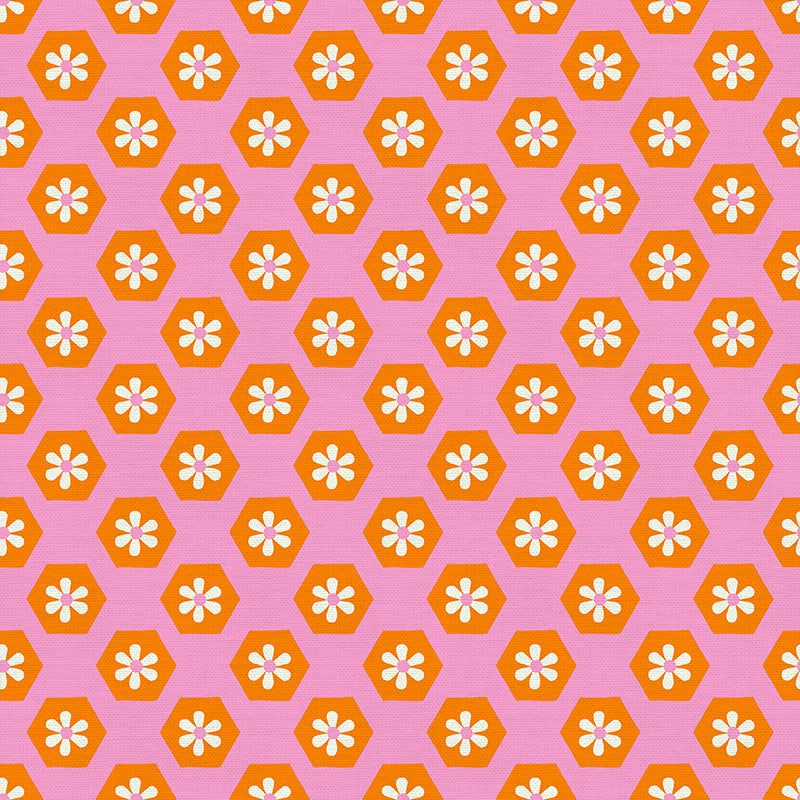 Sunshine Inn - Groovy Floral - FQ