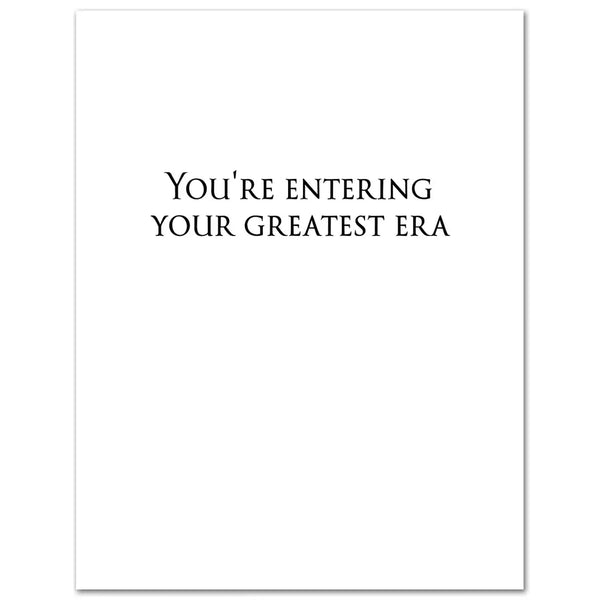 Taylor Greatest Era Birthday Card