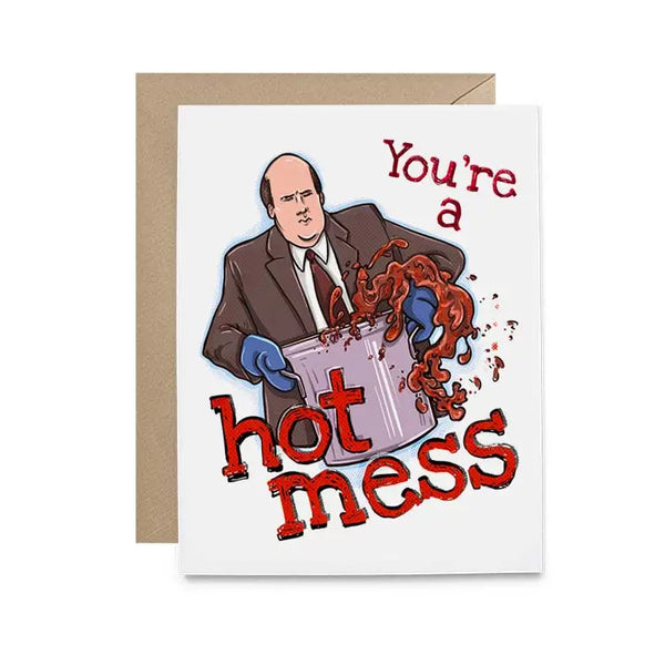 Hot Mess Office Card