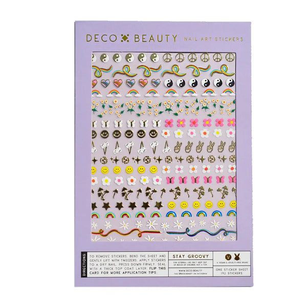 Stay Groovy Nail Art Stickers