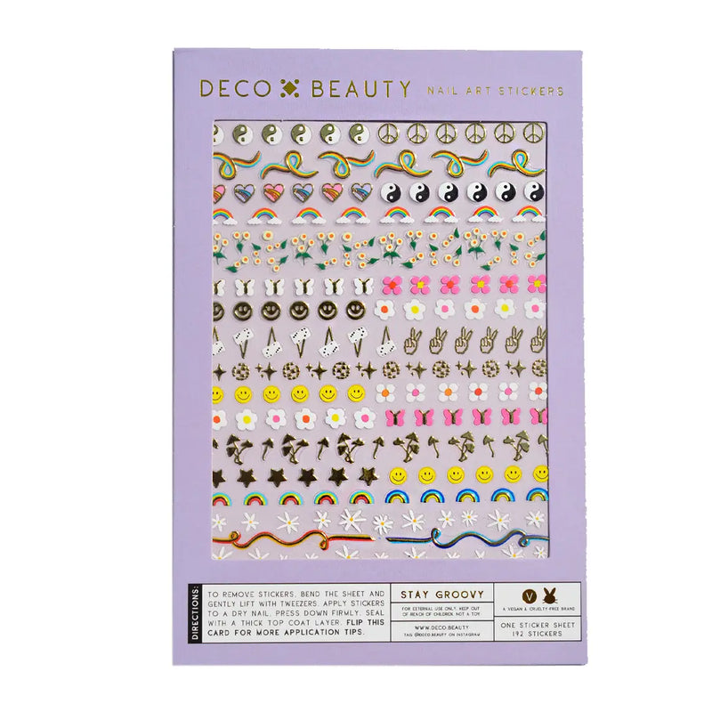 Stay Groovy Nail Art Stickers