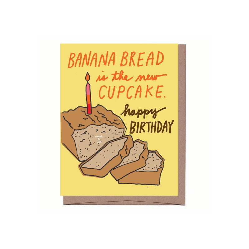 Scratch & Sniff Banana Bread Birthday Card