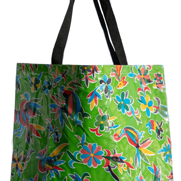 Lime Aztec Tote - Large