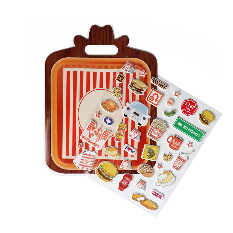 Whataburger Little Foodies Reusable Sticker Play Set