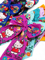 Embroidered Hello Kitty Hair Bow (Multiple Colors)