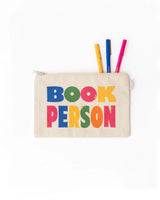 Canvas Pouch - Book Person