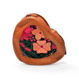 Leather Heart Crossbody