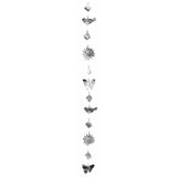 Tin Foil Hanging Decor w/ Birds, Butterflies, & Flowers