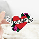 Dog Mom Heart Sticker