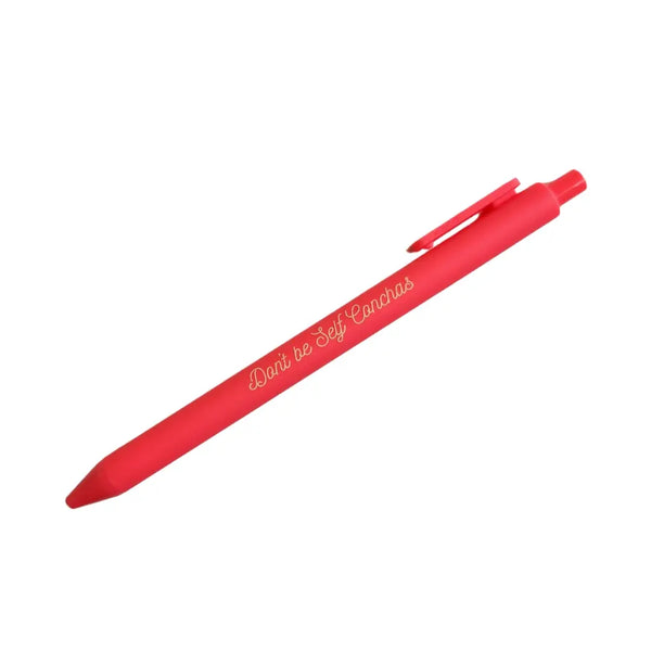 Don't Be Self Conchas Neon Pink Ink Pen