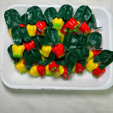 Hanging Bell Peppers Kitchen Magnet