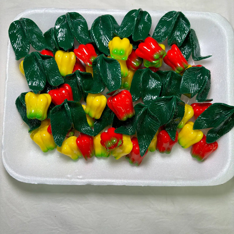 Hanging Bell Peppers Kitchen Magnet