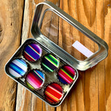 serape bottle cap magnets from kate's magnets at sew bonita in corpus christi, texas