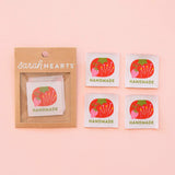 Tomato Pin Cushion Handmade Large Sewing Labels