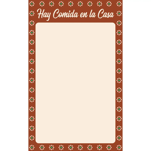 Hay Comida en la Casa Notepad