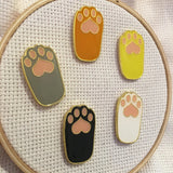 Black Heart Paw Pad Needle Minder