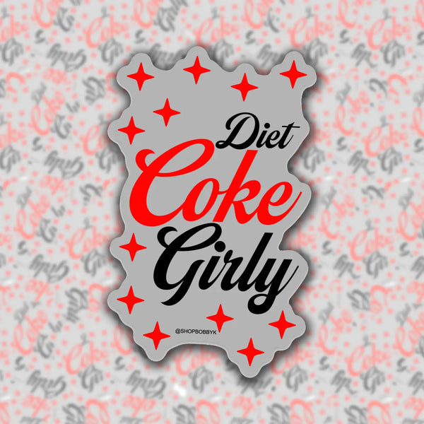 Diet Coke Girly Sticker