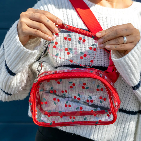 Ripe Red Cherries Belt Bag