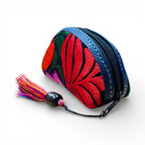 Embroidered "Empanada" Coin Purse