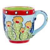 Texas Wildflower Cactus Mug at Sew Bonita in Corpus Christi, TX.