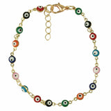 Mini Colorful Evil Eye Bracelet