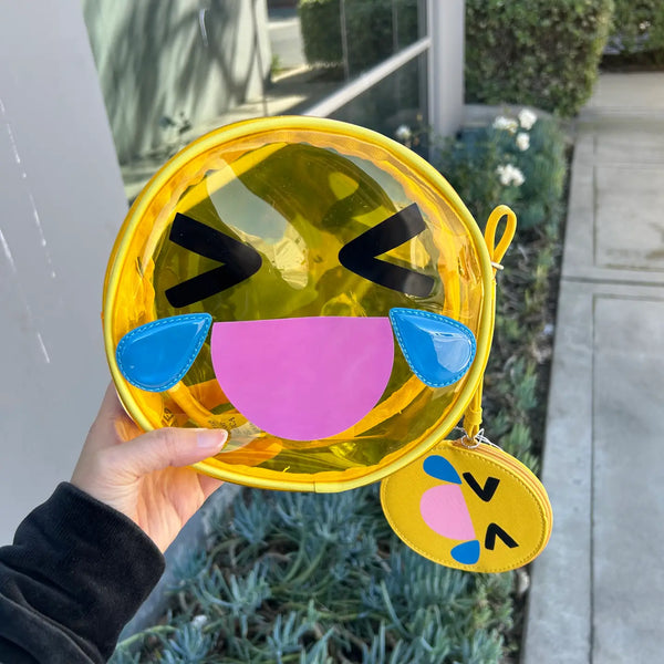 Color Changing Tears of Joy Jelly Emoji Handbag