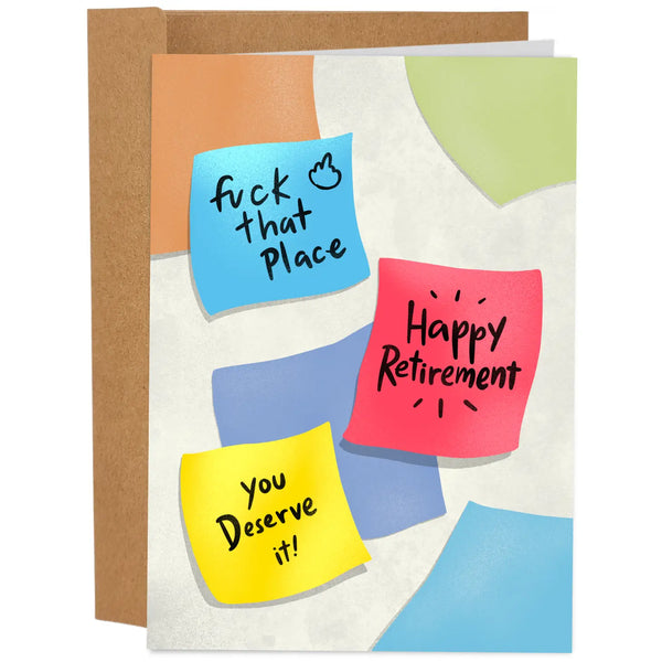 F*ck That Place Happy Retirement Card