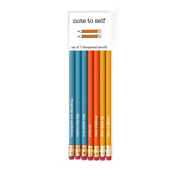 Note to Self Pencil Set