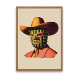Untouchable Luchador Cowboy Art Print (8x10)