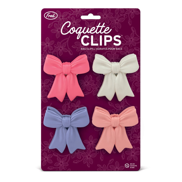 Coquette Bows - Bag Clips- Set of 4