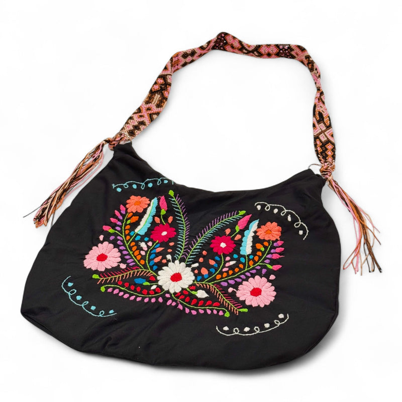 Embroidered Blusa Crossbody Bag (Multiple Colors)