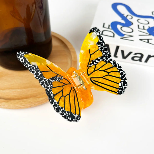 Monarch Butterfly Hair Clip