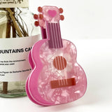 Pink Guitar Hair Clip
