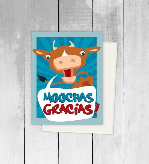 Moochas Gracias Thank You Card