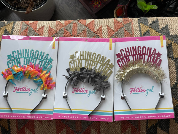 Chingona Con Diploma Crown