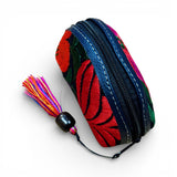 Embroidered "Empanada" Coin Purse