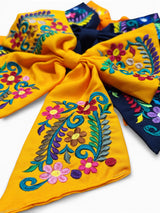 Mexican Dress Embroidered Bow